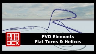 FVD++ Elements: Flat Turns & Helices