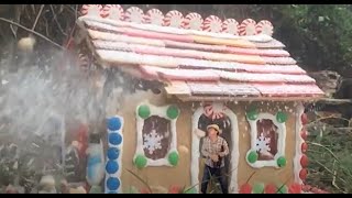 2020 Gingerbread House Shoot-out. Total destruction.