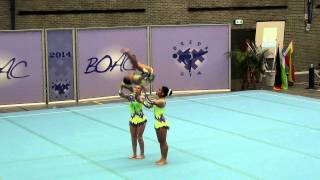 BOAC 2014   008   039   WG   Youth 9 16   Dyn   USA   Emilias Acrobats, Melanie Vaughn, Abigail Dism