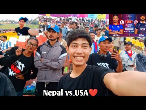 Nepal vs USA cricket match 😦