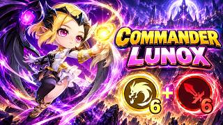 Commander Lunox Full HP Auto Win Synergy 🤭 | MCGG Magic Chess Go Go