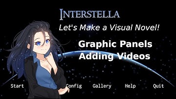 Make a Visual Novel in Unity 2023 - Episode 14 (part2) Graphic Panel Videos