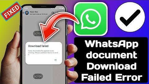 How to Fix WhatsApp Sorry, this media file appears to be missing. Please ask to re-send it 2025