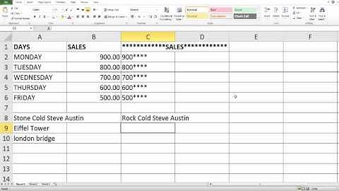 Excel Formulas and Functions : How to REPLACE or SUBSTITUTE the texts or characters?