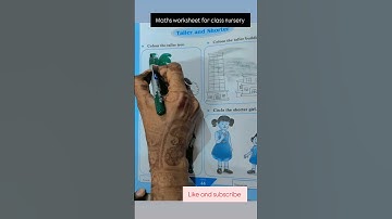 maths worksheet for class nursery. #study #learnnursery #poem #rhymes #colors #maths #worksheet