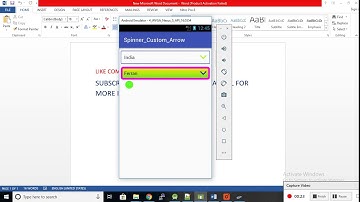 Android Custom Spinner Dropdown icon background