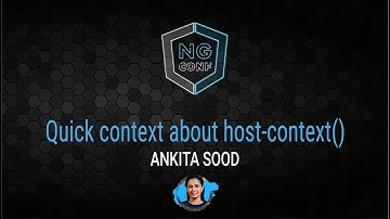 Quick Context about Host Context | Ankita Sood | ng-conf 2022