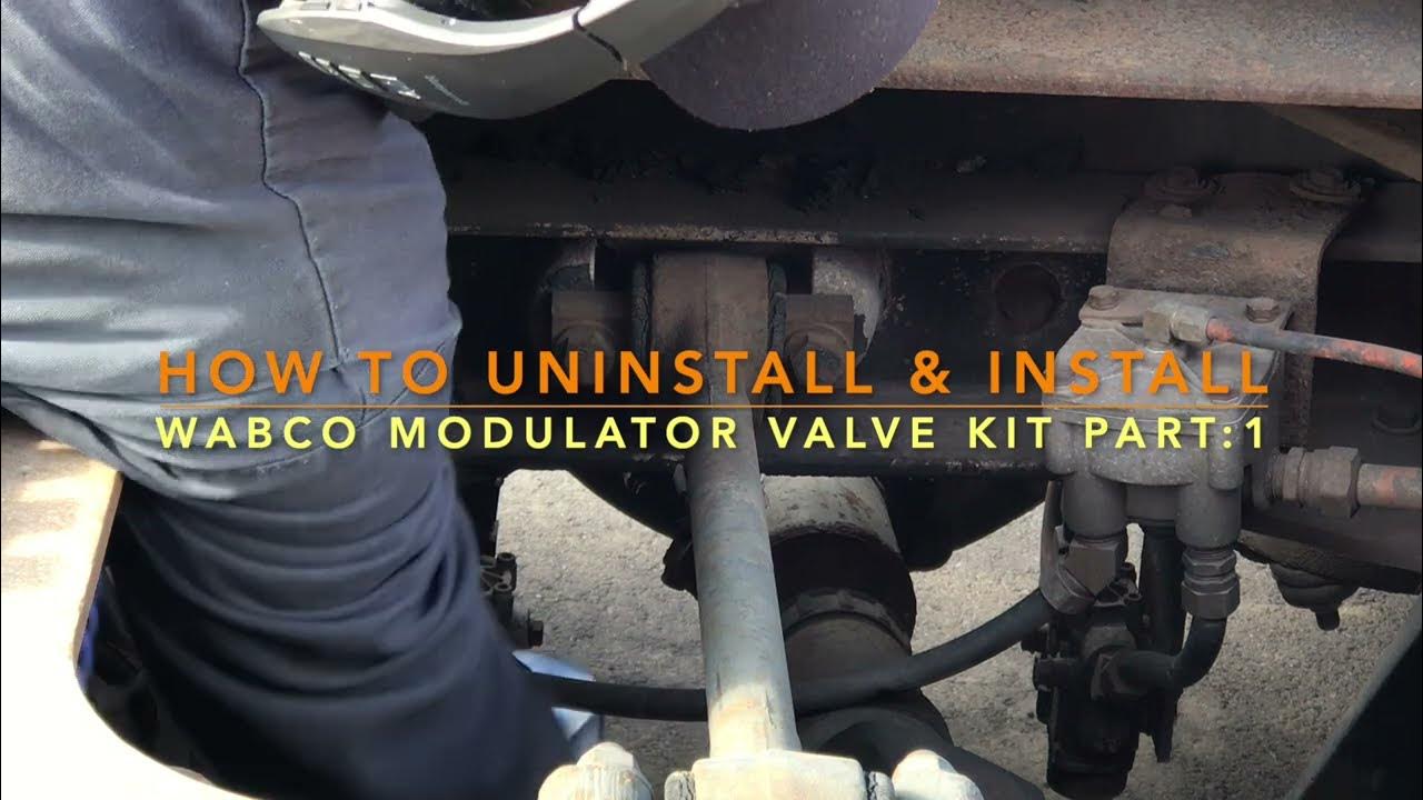 How to replace your WABCO ABS MODULATOR VALVE PART 1JQuilATL abs 