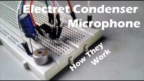 Electret Condenser Work || Uses as Microphone || Enlarged.