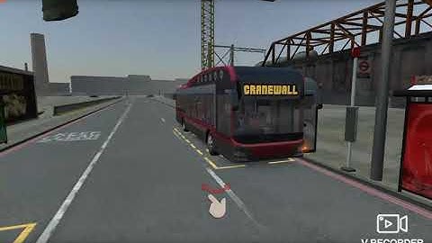 Bus simulator 17 london driving bus man lion