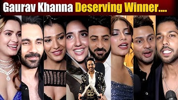 Bigg Boss 19 Contestants SHOCKING Reaction On Gaurav Khanna WINNER, Amaal & Farhana LOOSER!