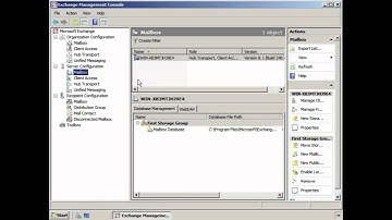 Getting Started with the Exchange Management Console (EMC)