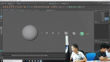 Maya 3D, Yun Academy, GX 150 , Solar System Part I with Ellie Kim