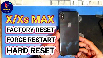 How To Hard Reset iPhone X/XS MAX | All iphones Factory reset or erase all data | Force Restart