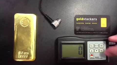 Ultrasonic Thickness Testing for Gold