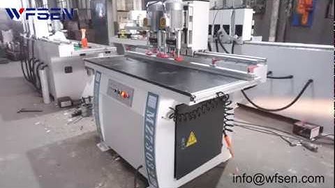 Double heads hinge drilling machine from WFSEN
