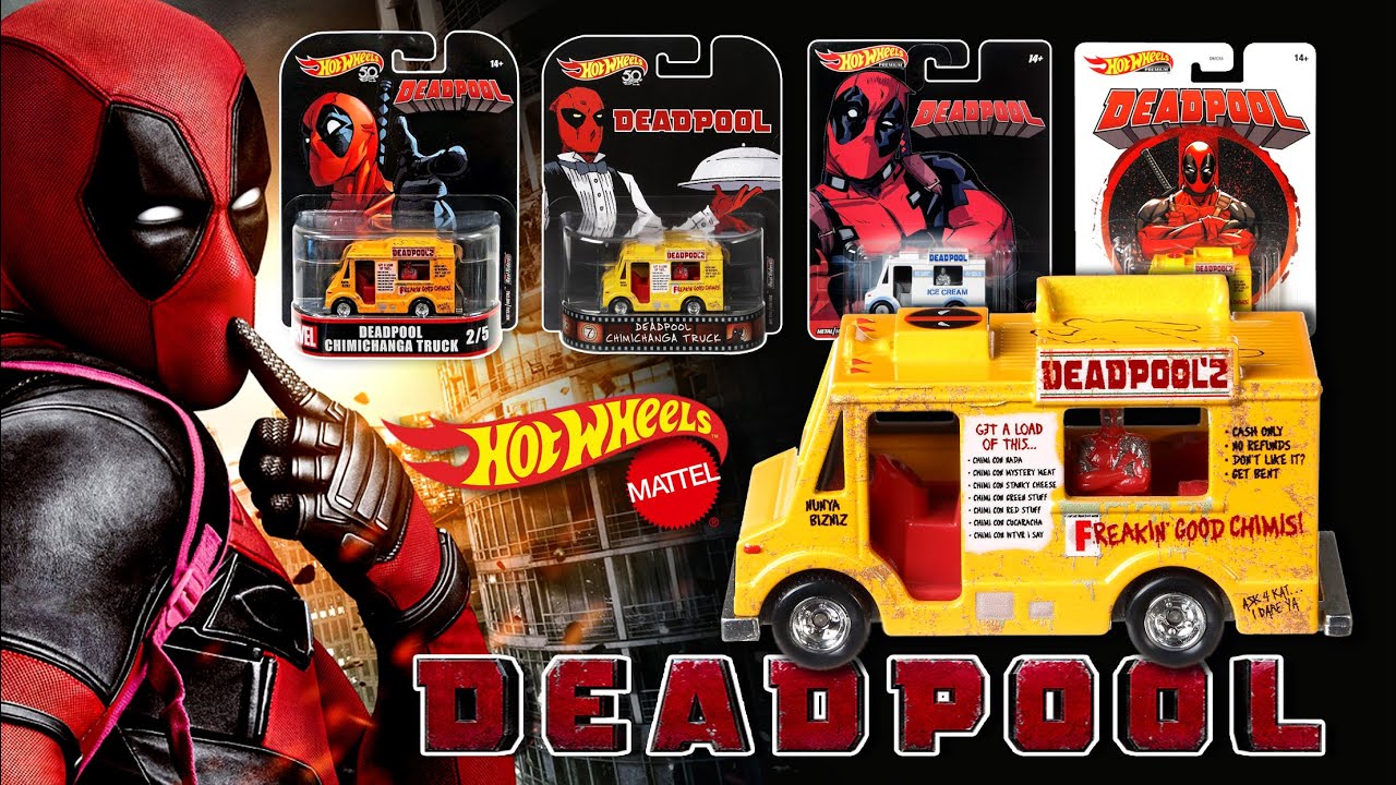 DEADPOOL TACO TRUCK ミニカー　ホットウィール Deadpool Taco Truck Deadpool Diecast Figure Marvel Series 1