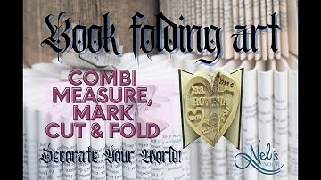 Combi Measure, Mark,  Cut and Fold  - Book Folding Instructions