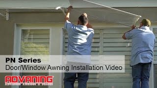 Advaning | PN Series Door/Window Polycarbonate Awning Installation Video