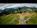 Morgins bikepark follow cam with vincent poupon  jerome bouchet