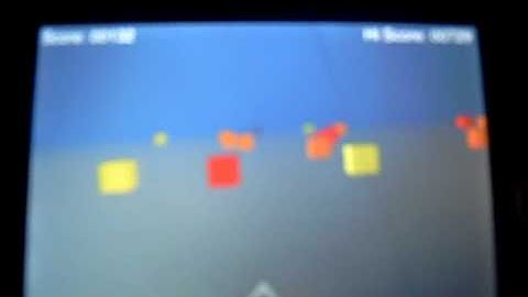Cube Runner - iPod Touch/iPhone App Gameplay