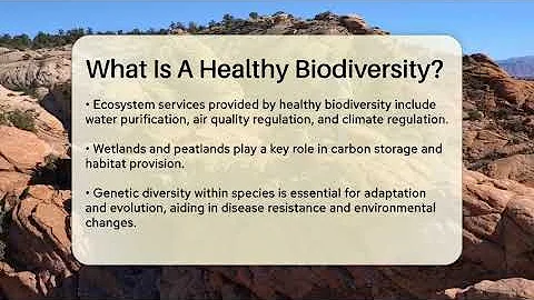 What Is A Healthy Biodiversity? - Ecosystem Essentials