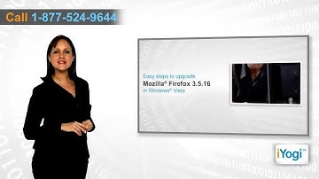 How to upgrade Mozilla® Firefox 3.5.16 on Windows® Vista