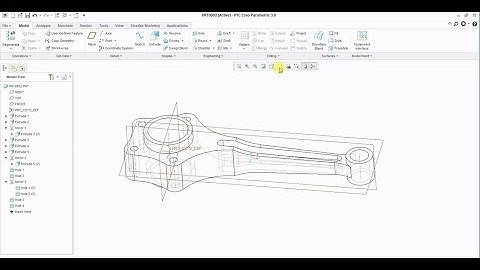 CREO : Master Rod of Radial Engine Assembly