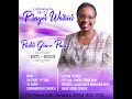 Celebrating the life of a prayer warrior pastor grace paul  1971  2023