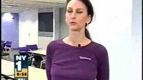RENEE ROSENBERG On NY1 yoga at work