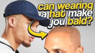 Can Wearing a HAT make you BALD? #shorts Resimi