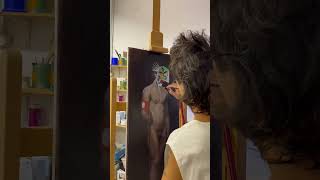En el estudio. www. es – street artist Barcelona, urban art clip, Francisco de Pájaro – street art video Barcelona