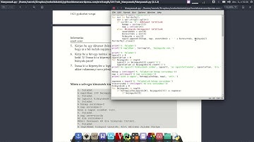 Informatika érettségi 2017. okt., programozás, Python 3, magyar nyelvű feladatsor, 6/7