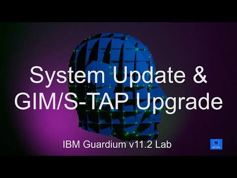 IBM Guardium V11.2 Lab - 4. System Update and GIM/S-TAP Upgrade