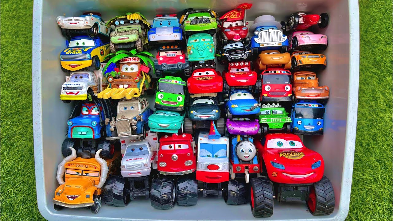 Disney Pixar Cars Unboxing Review | Lightning Mcqueen, Tow Mater, Doc Hudson, Sally Carrera, Cruz