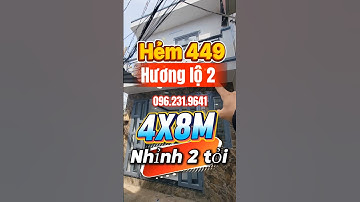Bán Nhà Hẻm 449 Hương lộ 2 Quận Bình Tân, Căn Góc 2 Mặt Tiền ( 2 tỷ 9) Giáp Tân Phú