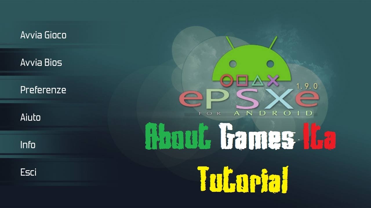 Tutorial Epsxe Come Giocare Ai Giochi Ps1 Su Android Emulatore Ps1 Youtube