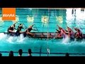 Dragon boat racing teams compete in epic tug of war storyful sports