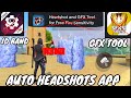 HEADSHOT AND GFX TOOL FOR FREE FIRE // free fire gfx tool. FREE FIRE AUTO HEADSHOTS APP .@ ID BAND 