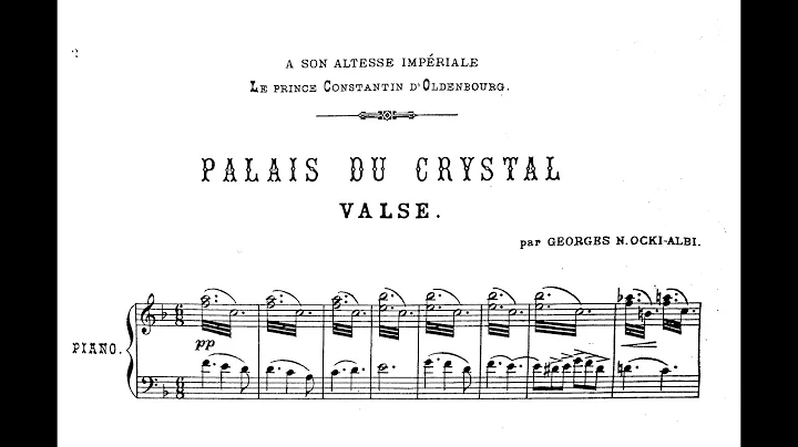 Georges N. Oki-Albi: Waltz "Palais Du Crystal"