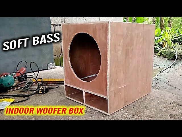 Paano gumawa WOOFER BOX,, J BOX DESIGN 10, How to make WOOFER BOX DESIGN