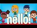 Hello  kids greeting song and feelings song  super simple songs