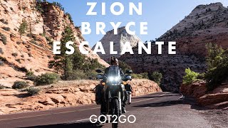 ZION, BRYCE & ESCALANTE: BEST motorcycle roadtrip in UTAH and the USA!