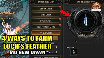 4 Ways to obtain Lochs Feather (F2P Friendly) - MU New Dawn