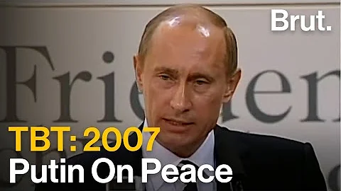 TBT: What Vladimir Putin said about global security 15 years ago