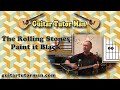 Paint It Black - The Rolling Stones - Acoustic Guitar Lesson (easy-ish)