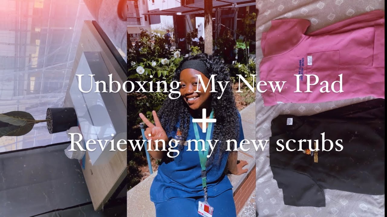 Unboxing my new IPad + Mini scrubs haul South African Youtuber YouTube
