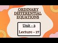 ODE | Unit- 3 | Lec:27 | Question on Predator &amp; Prey Model | Sem 2 | DU