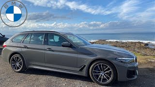 2022 BMW 5 series touring M sport (G31 530e) in-depth review, a plug in electric hybrid BMW