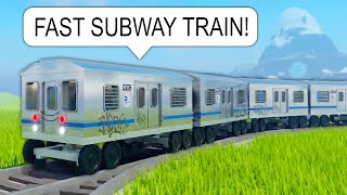 I Drive The NEW Subway Train V2 on Roblox (it's FAST)